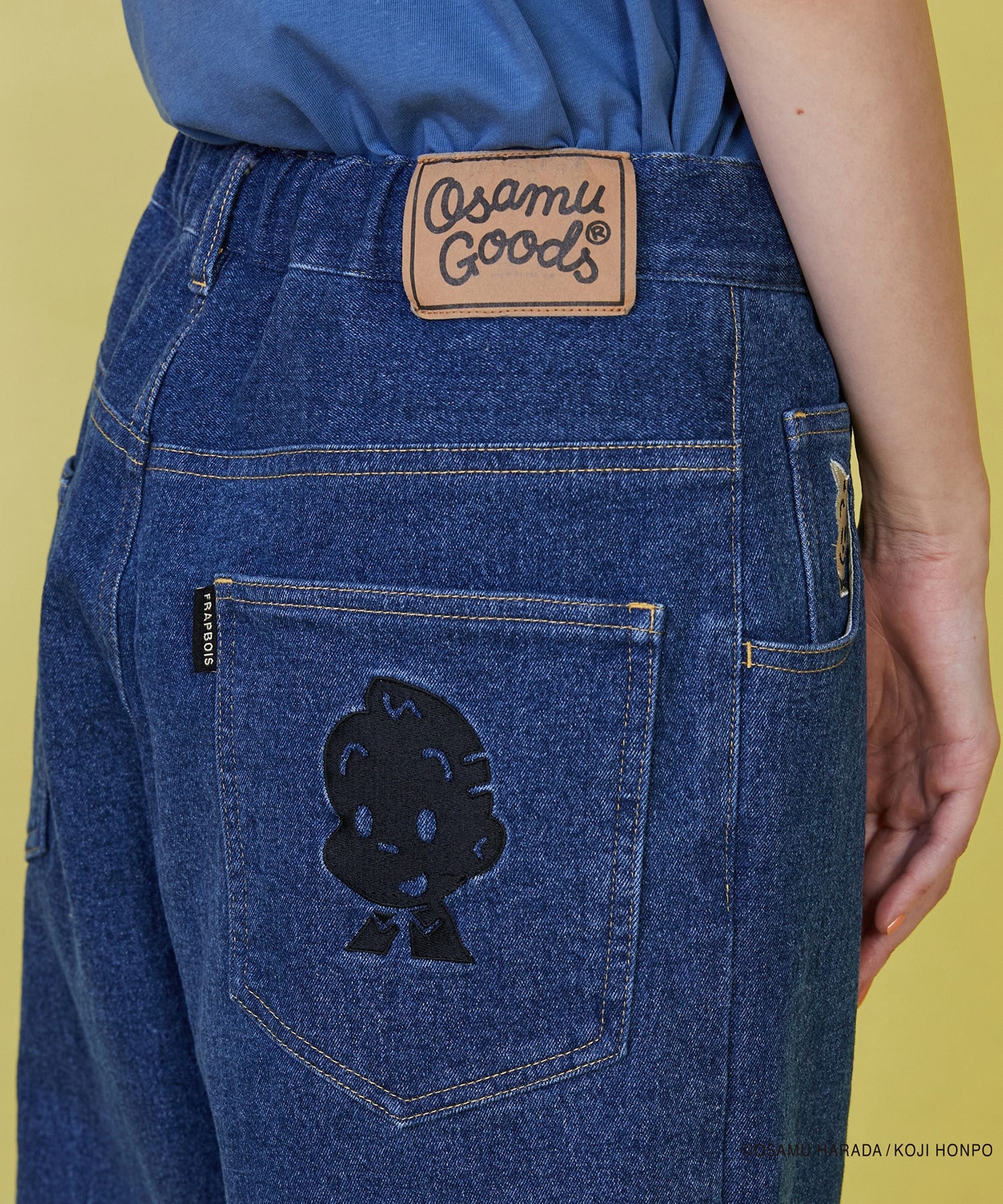 【FRAPBOIS】OSAMU GOODS デニムパンツ 詳細画像 ネイビー 13