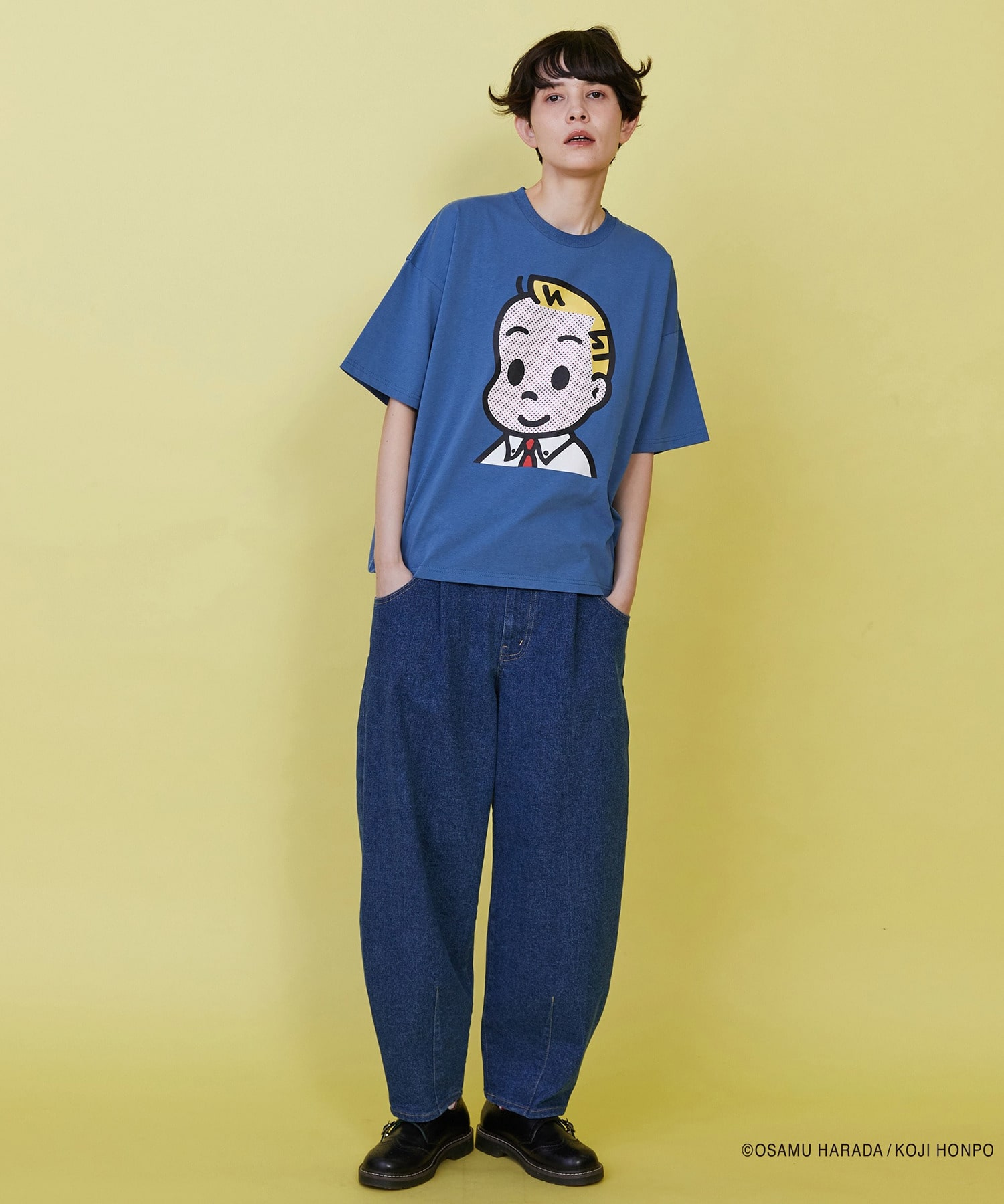 【FRAPBOIS】OSAMU GOODS デニムパンツ 詳細画像 ネイビー 15