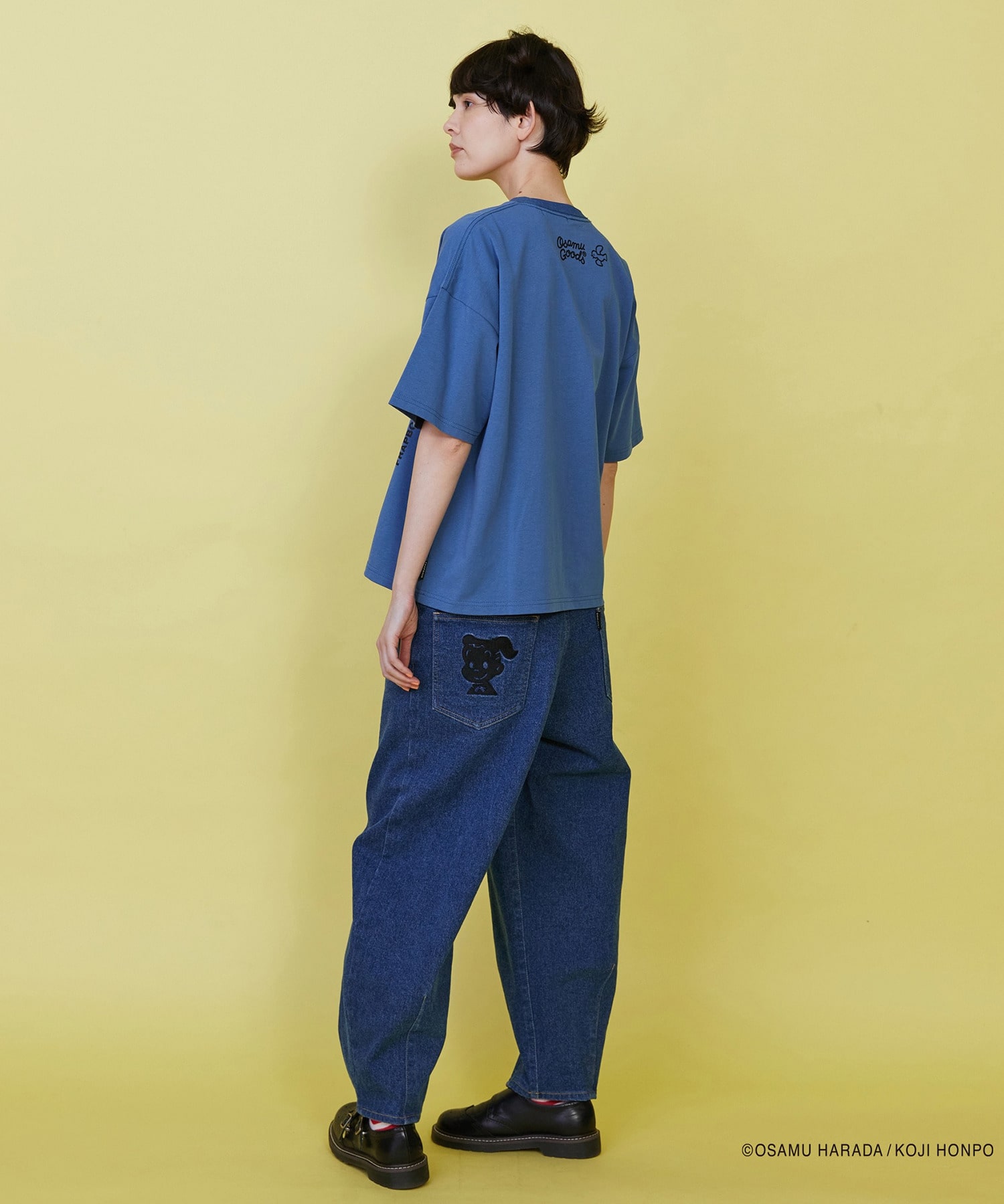 【FRAPBOIS】OSAMU GOODS デニムパンツ 詳細画像 ネイビー 16