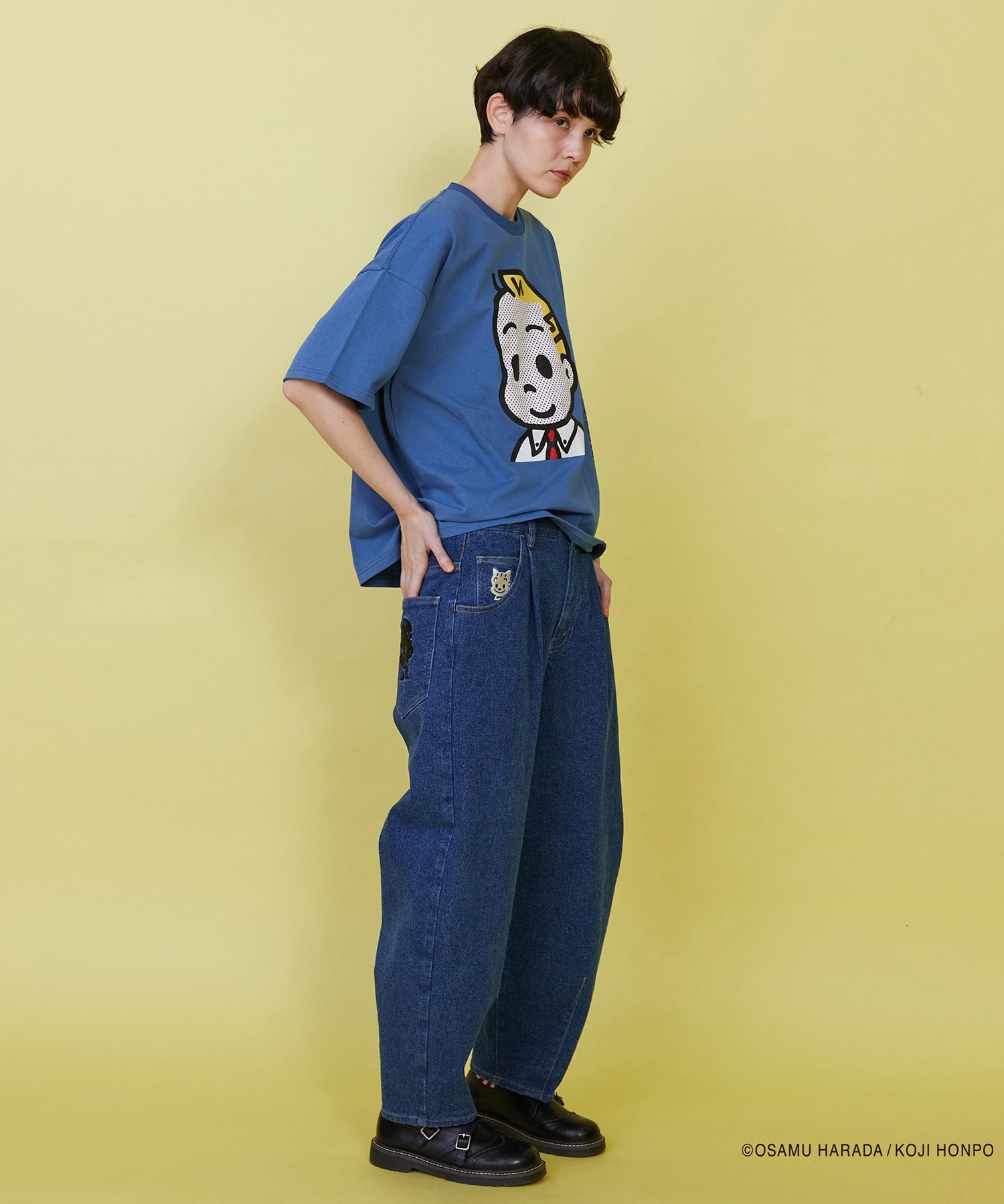 【FRAPBOIS】OSAMU GOODS デニムパンツ 詳細画像 ネイビー 18