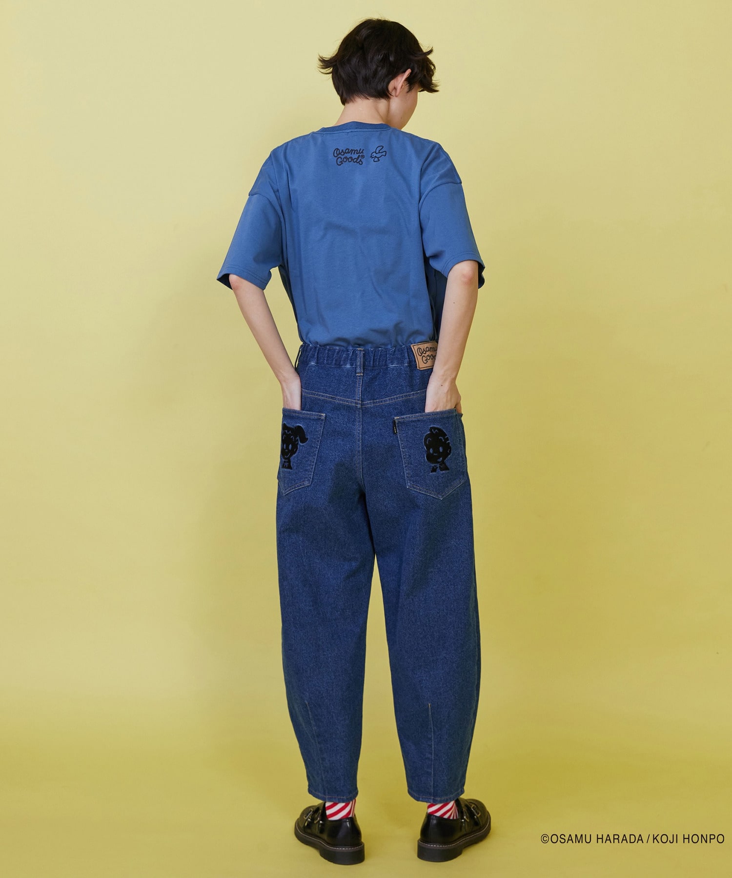 【FRAPBOIS】OSAMU GOODS デニムパンツ 詳細画像 ネイビー 21