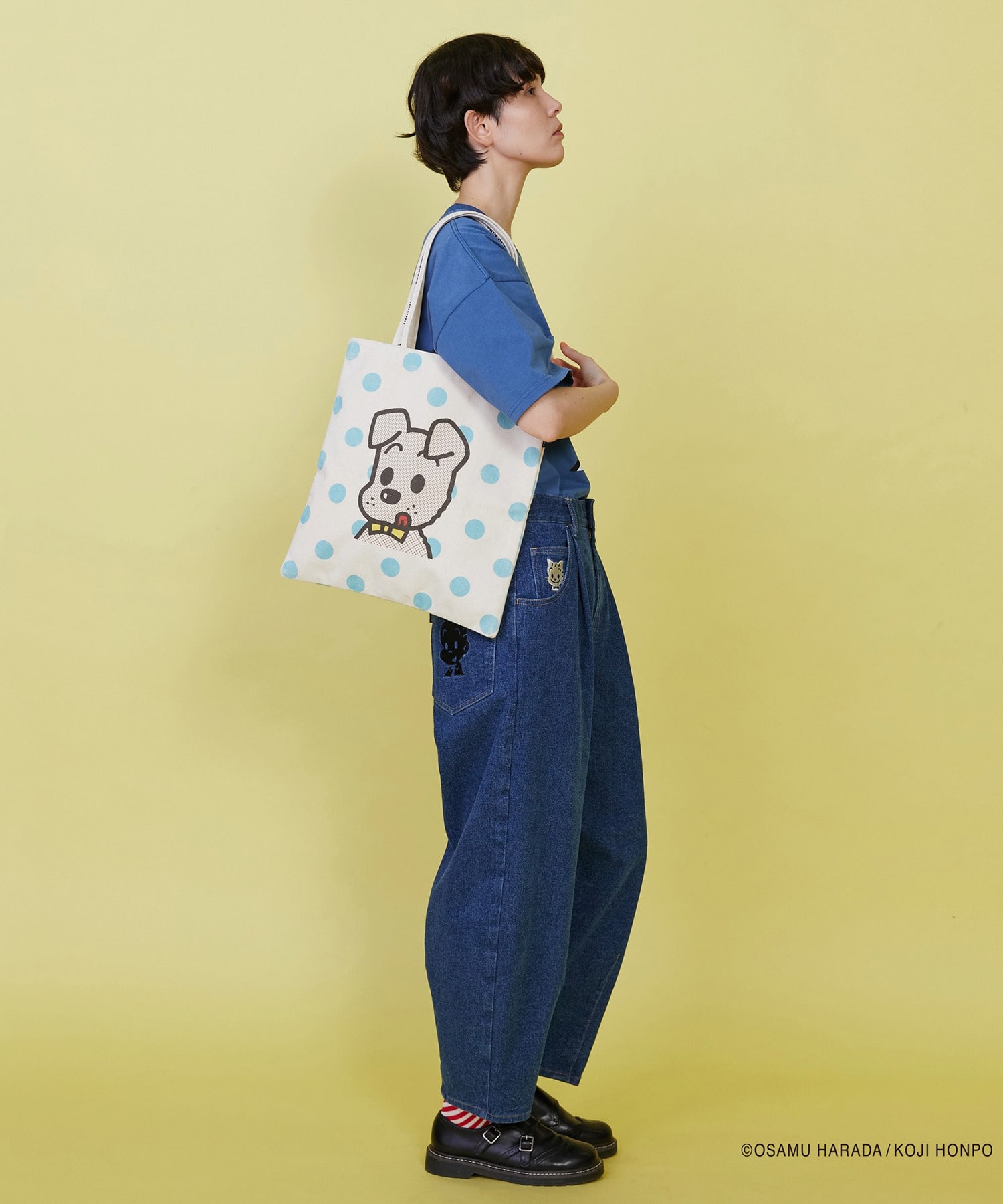 【FRAPBOIS】OSAMU GOODS デニムパンツ 詳細画像 ネイビー 23