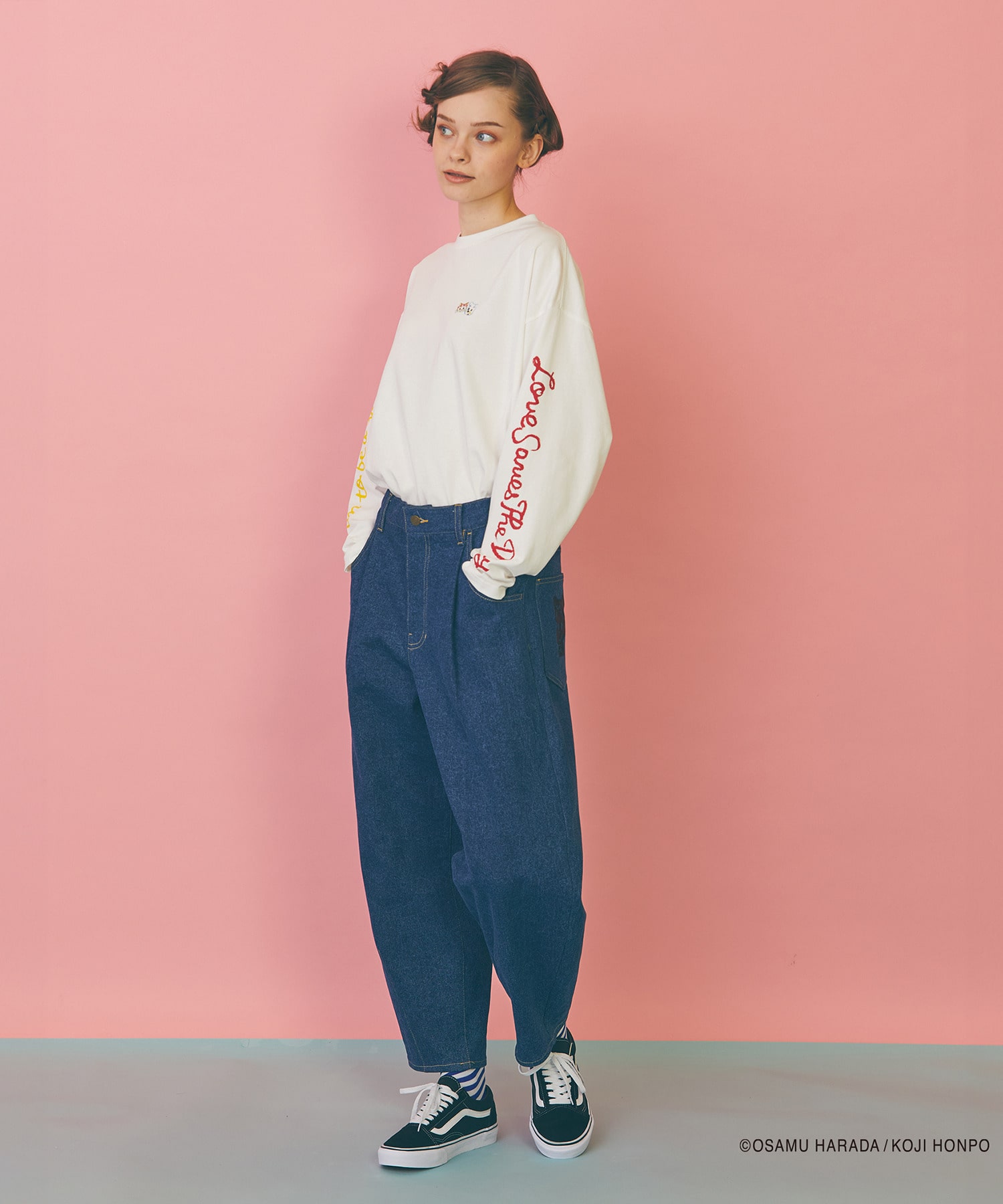 【FRAPBOIS】OSAMU GOODS デニムパンツ 詳細画像 ブルー 1