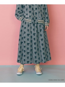 【FRAPBOIS】OSAMU GOODS ギンガムスカート 詳細画像 ブラック 1