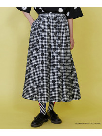 【FRAPBOIS】OSAMU GOODS ギンガムスカート 詳細画像 ブラック 6