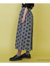 【FRAPBOIS】OSAMU GOODS ギンガムスカート 詳細画像 ブラック 7