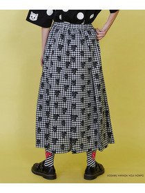 【FRAPBOIS】OSAMU GOODS ギンガムスカート 詳細画像 ブラック 8