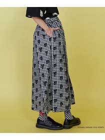 【FRAPBOIS】OSAMU GOODS ギンガムスカート 詳細画像 ブラック 9