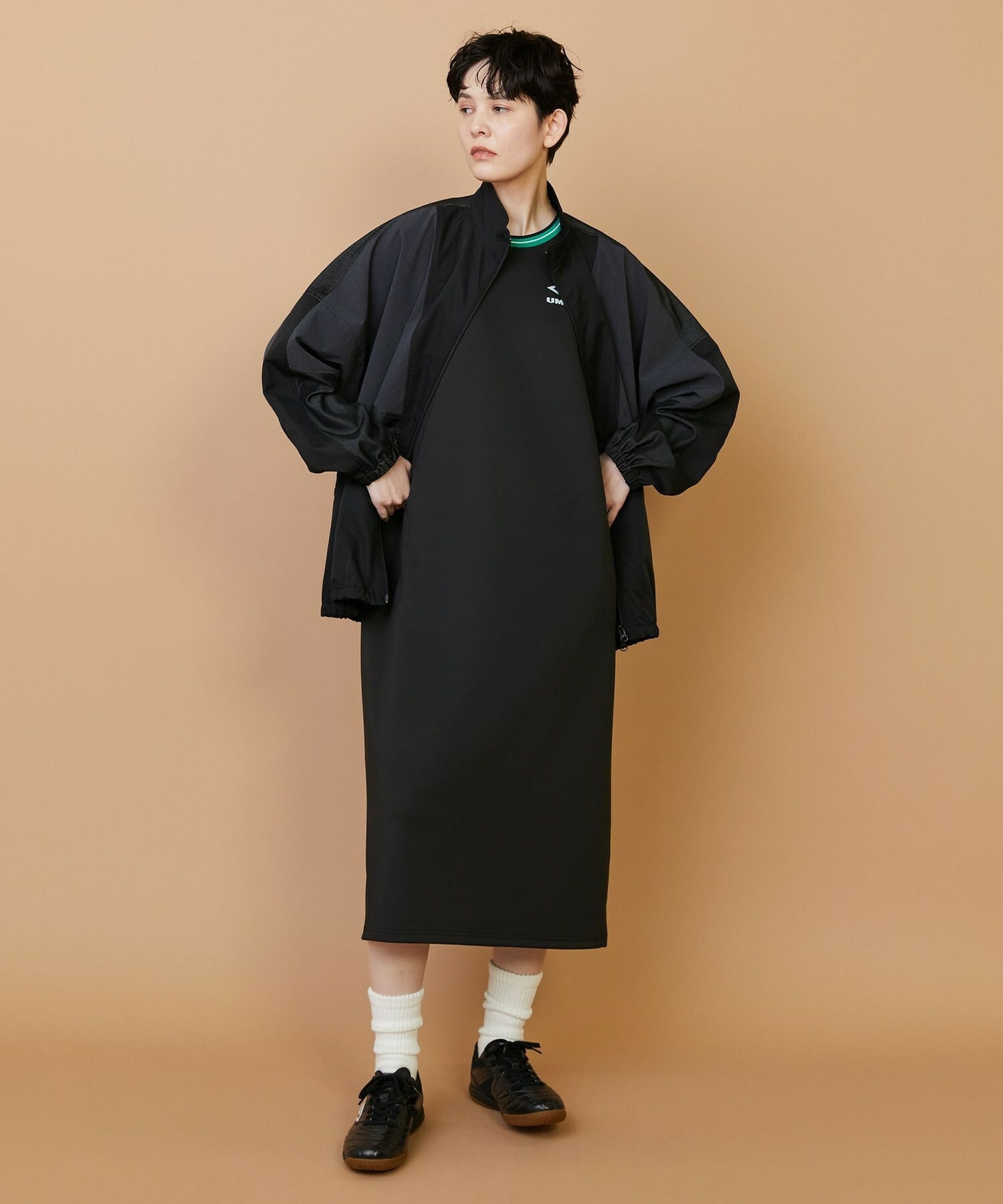 【FRAPBOIS】UMBRO ONE-PIECE 詳細画像 ブラック 19