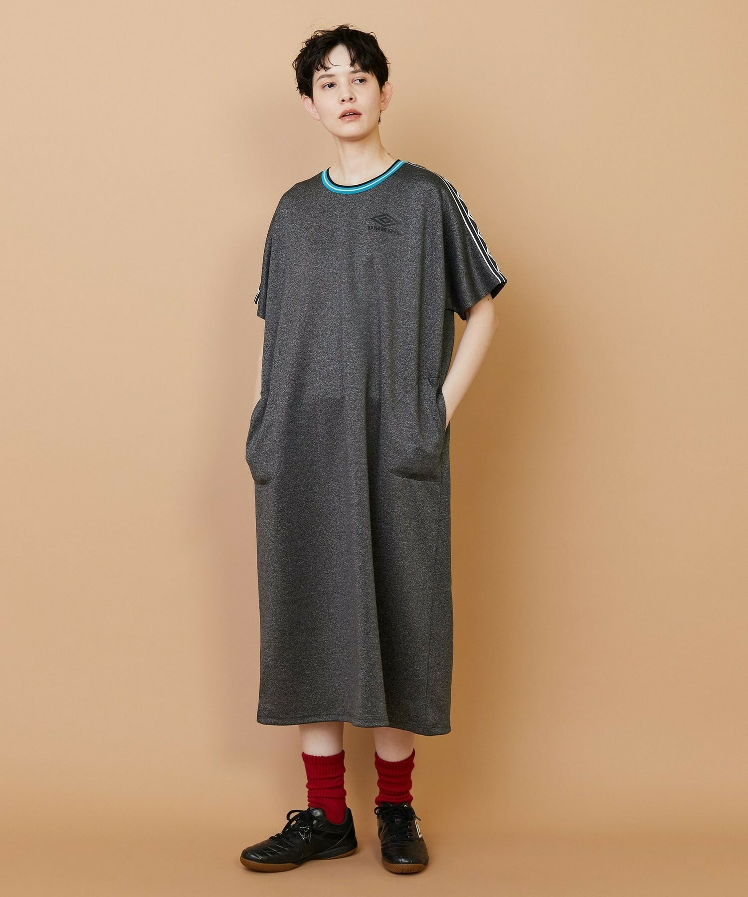 【FRAPBOIS】UMBRO ONE-PIECE 詳細画像 ブラック 2