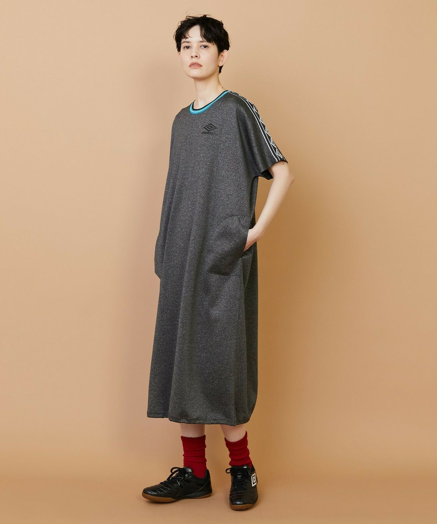 【FRAPBOIS】UMBRO ONE-PIECE 詳細画像 ブラック 7