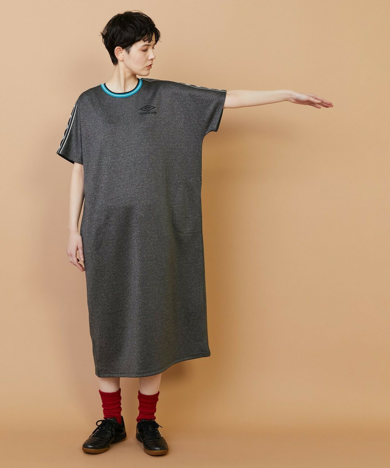 【FRAPBOIS】UMBRO ONE-PIECE 詳細画像 ブラック 8