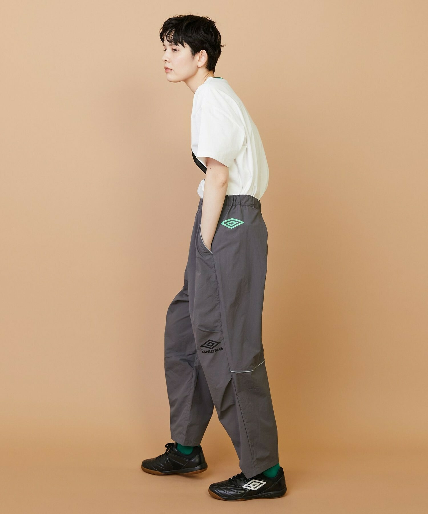 【FRAPBOIS】UMBRO TRACK-PANTS 詳細画像 ブラック 10