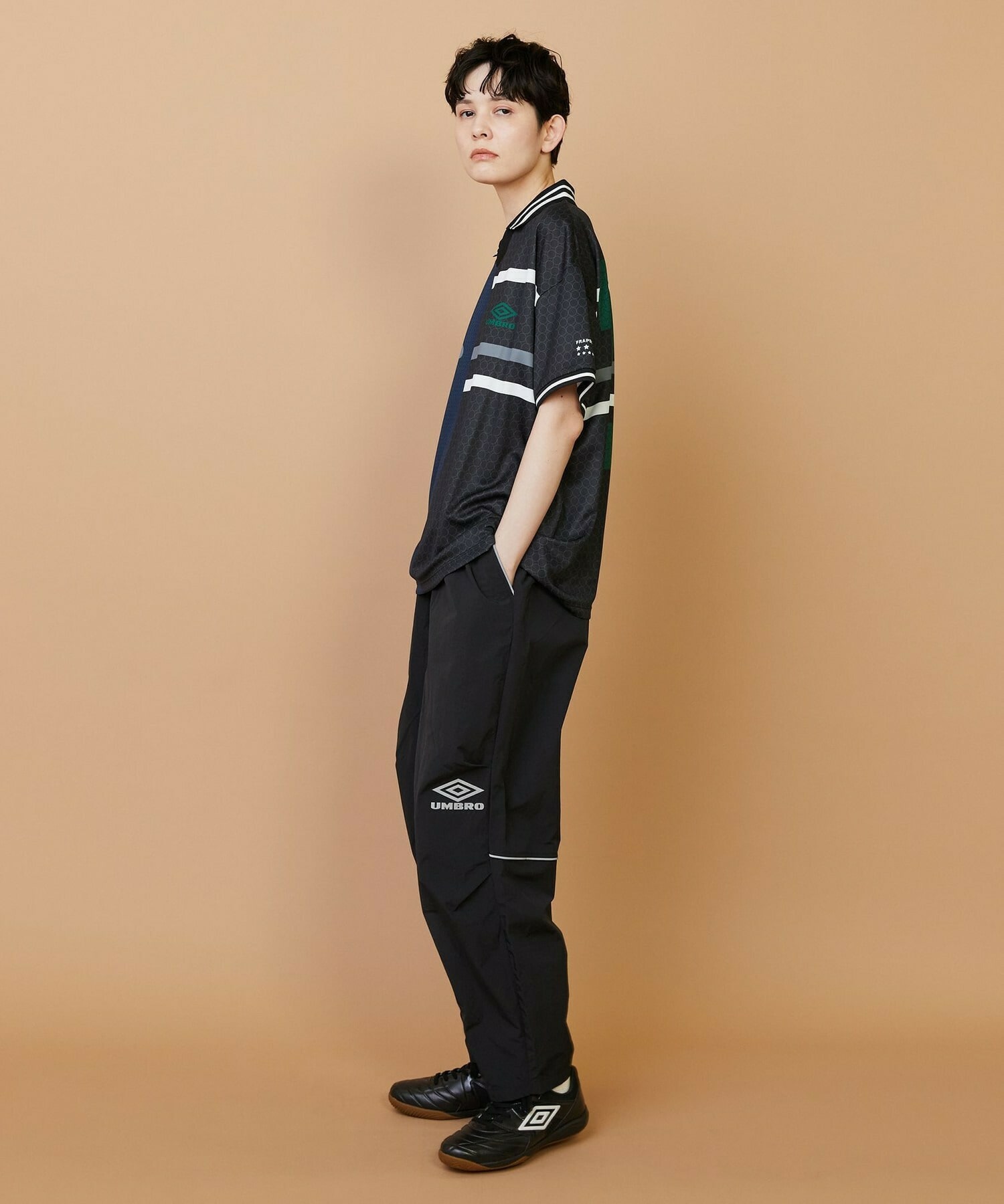 【FRAPBOIS】UMBRO TRACK-PANTS 詳細画像 ブラック 18