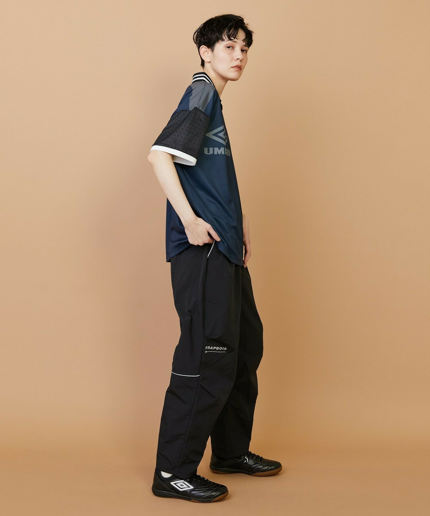 【FRAPBOIS】UMBRO TRACK-PANTS 詳細画像 ブラック 20