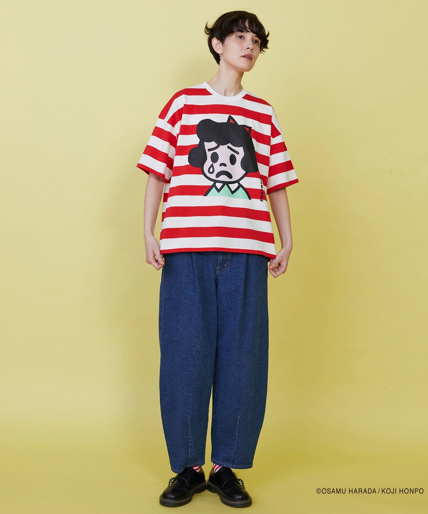 【FRAPBOIS】OSAMU GOODS フェイスT 詳細画像 レッド 28