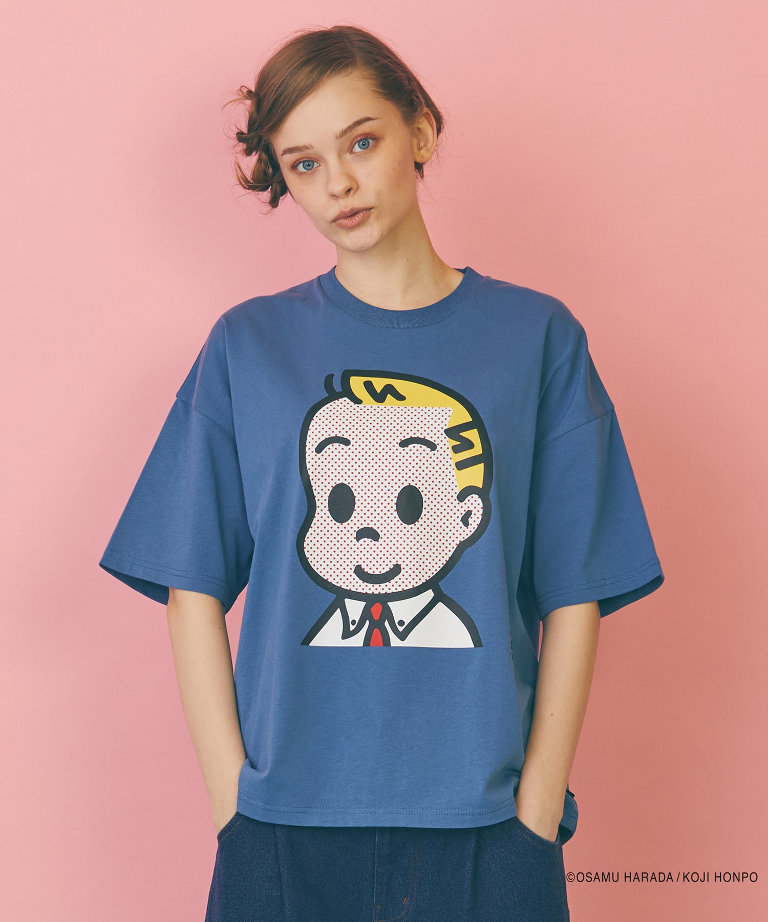 【FRAPBOIS】OSAMU GOODS フェイスT 詳細画像 ネイビー 1