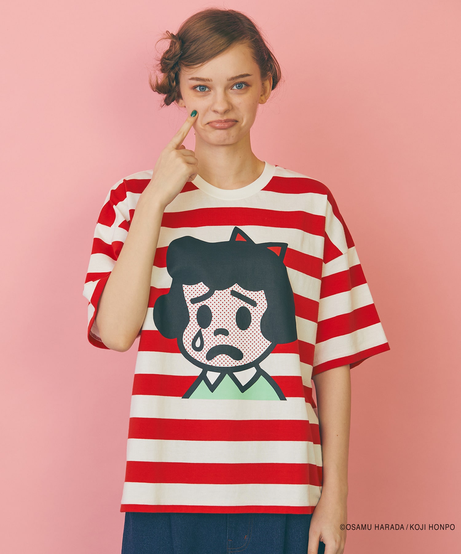 【FRAPBOIS】OSAMU GOODS フェイスT 詳細画像 レッド 1