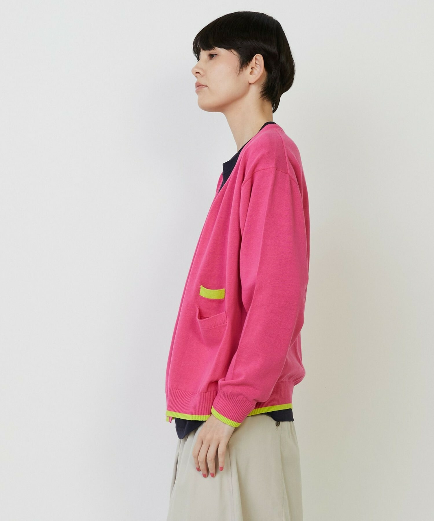 【FRAPBOIS PARK】ニュードライカーデ 詳細画像 ネイビー 1