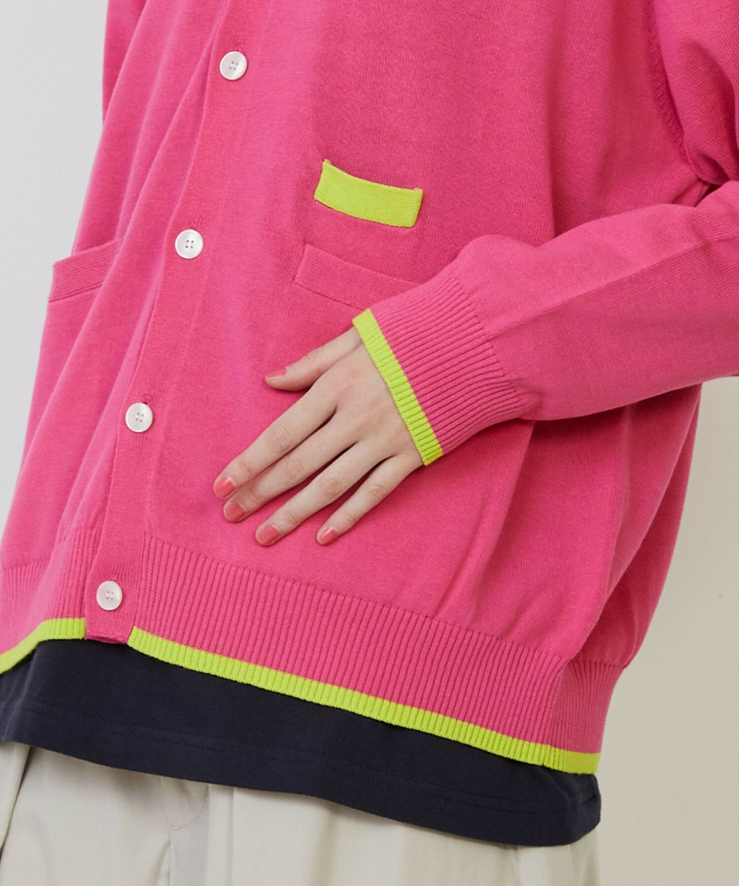 【FRAPBOIS PARK】ニュードライカーデ 詳細画像 ネイビー 4