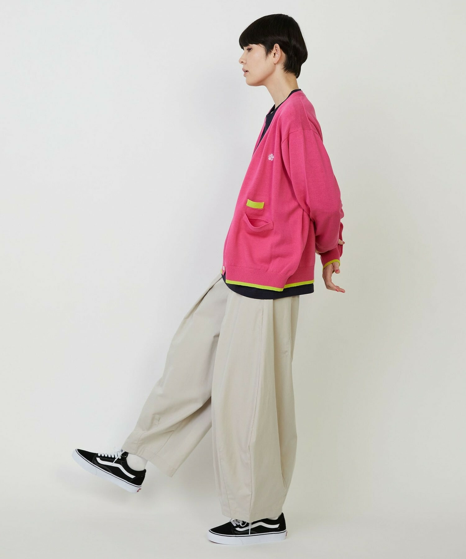 【FRAPBOIS PARK】ニュードライカーデ 詳細画像 ネイビー 6