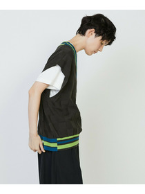 【FRAPBOIS PARK】ニットベスト 詳細画像 チャコールグレー 12