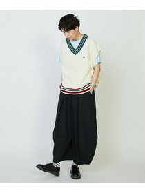 【FRAPBOIS PARK】ニットベスト 詳細画像 チャコールグレー 8