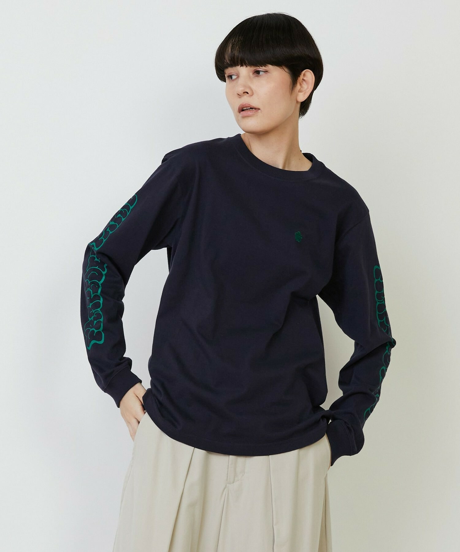 【FRAPBOIS PARK】パークL/S T 詳細画像 ネイビー 1