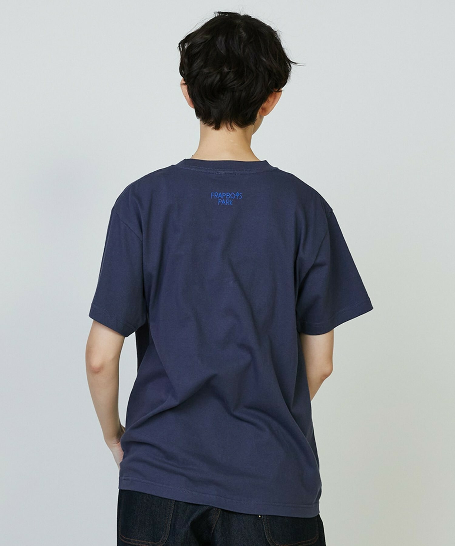 【FRAPBOIS PARK】ギンガムパーキー Tシャツ 詳細画像 ネイビー 16