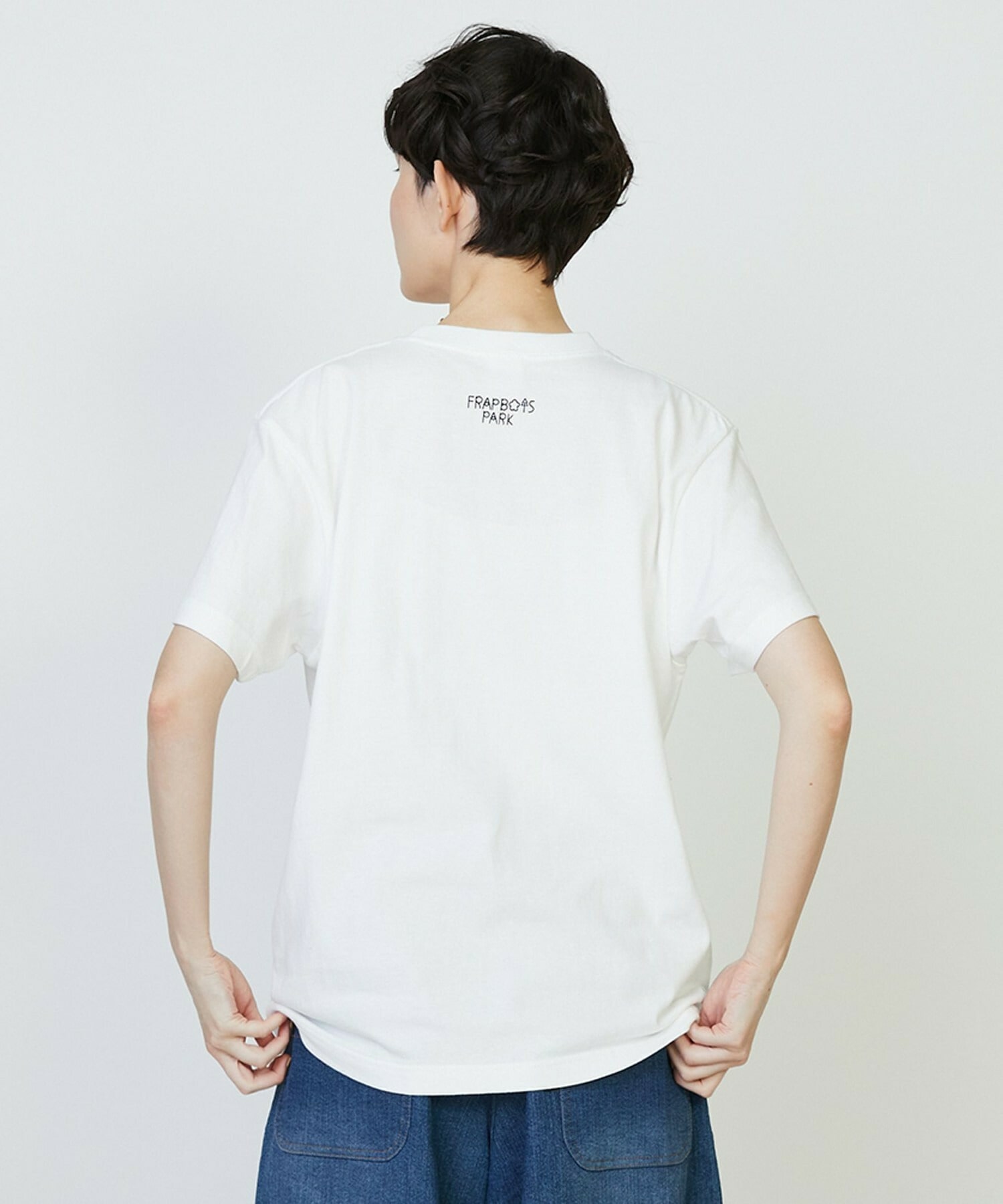 【FRAPBOIS PARK】ギンガムパーキー Tシャツ 詳細画像 ネイビー 2
