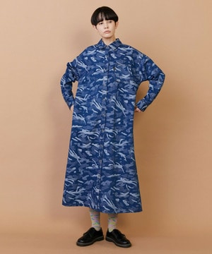 【FRAPBOIS】プラージュデニム ワンピース 詳細画像 ブルー 1