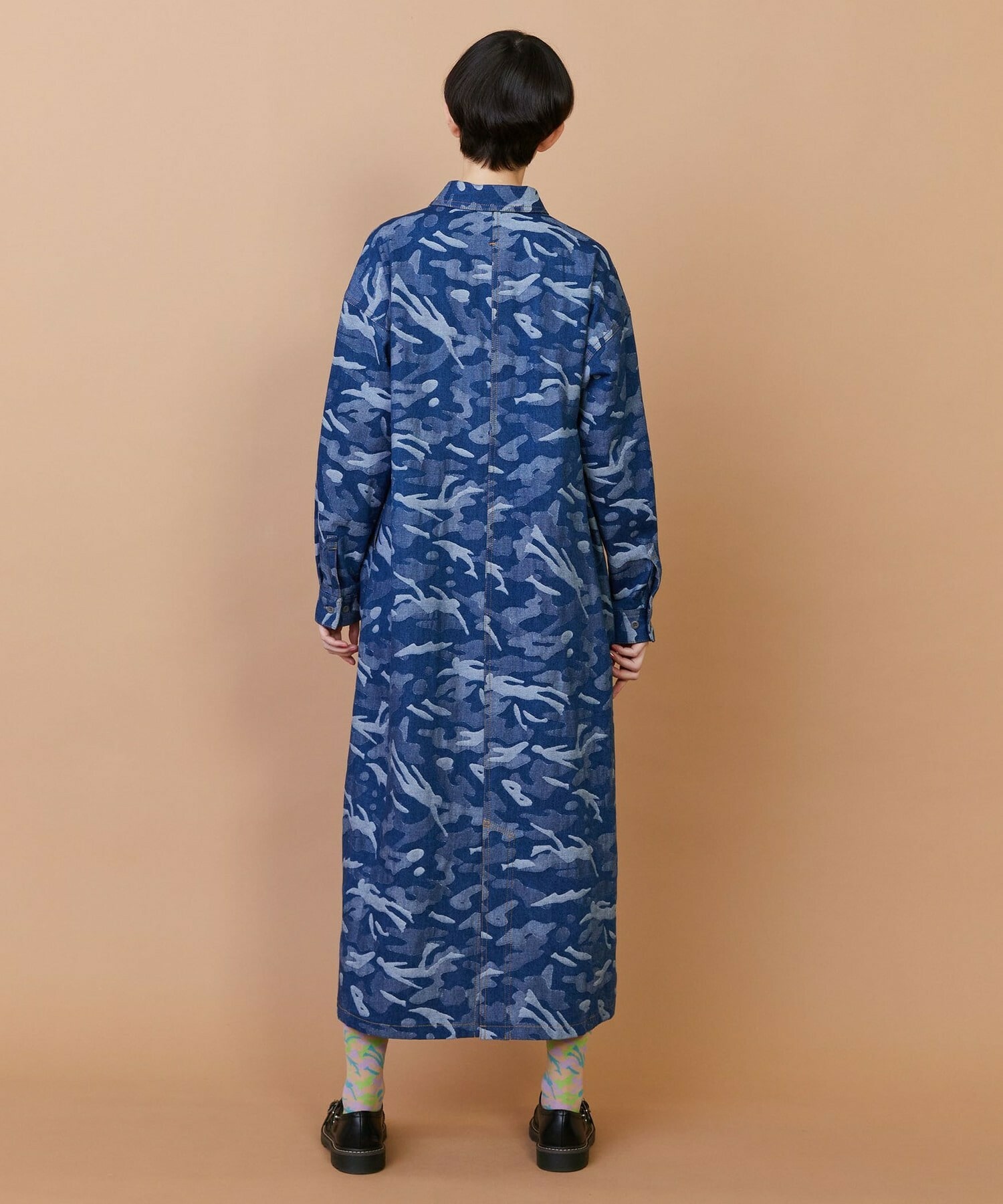 【FRAPBOIS】プラージュデニム ワンピース 詳細画像 ブルー 12