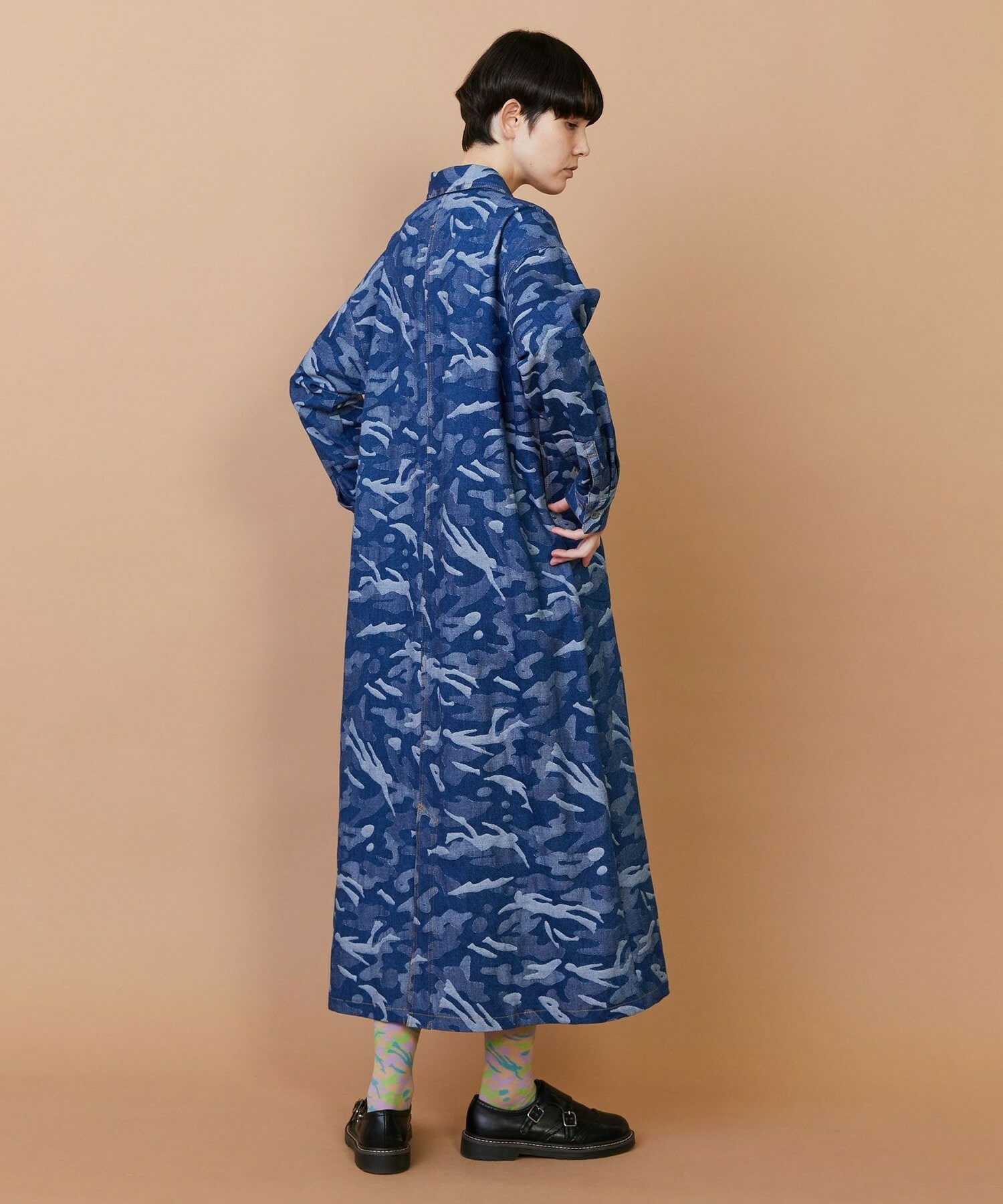 【FRAPBOIS】プラージュデニム ワンピース 詳細画像 ブルー 14