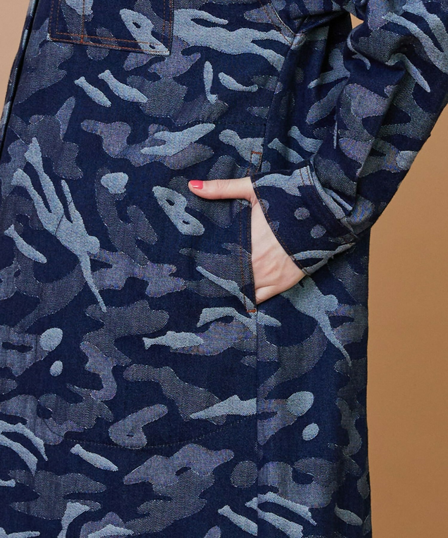 【FRAPBOIS】プラージュデニム ワンピース 詳細画像 ブルー 3