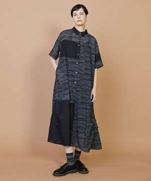 【FRAPBOIS】サンディーウェーブ ワンピース 詳細画像 ブラック 1