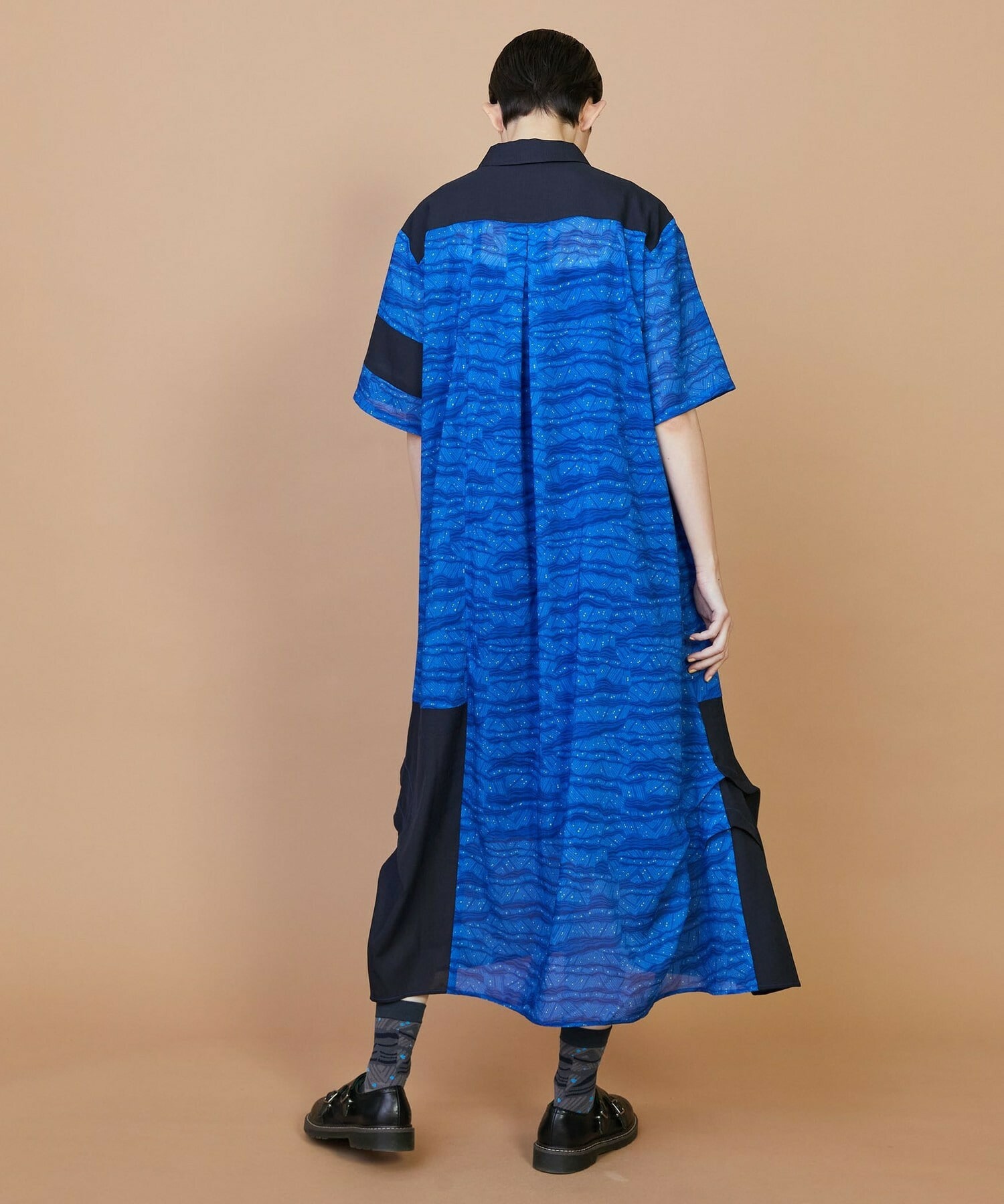 【FRAPBOIS】サンディーウェーブ ワンピース 詳細画像 ブラック 2