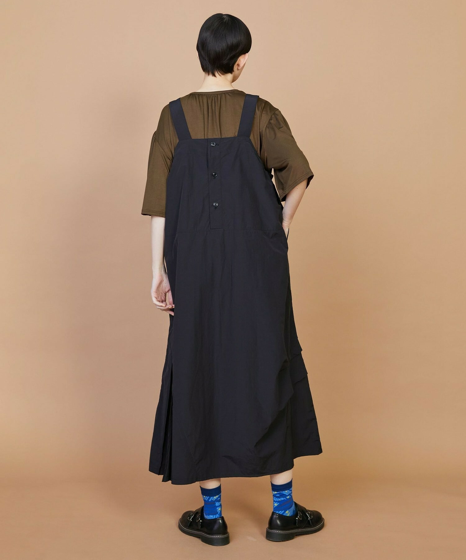 【FRAPBOIS】ペーパータイプ ジャンパースカート 詳細画像 ブラック 11