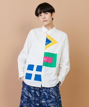 【FRAPBOIS】フラッグシャツ 詳細画像 ホワイト 1