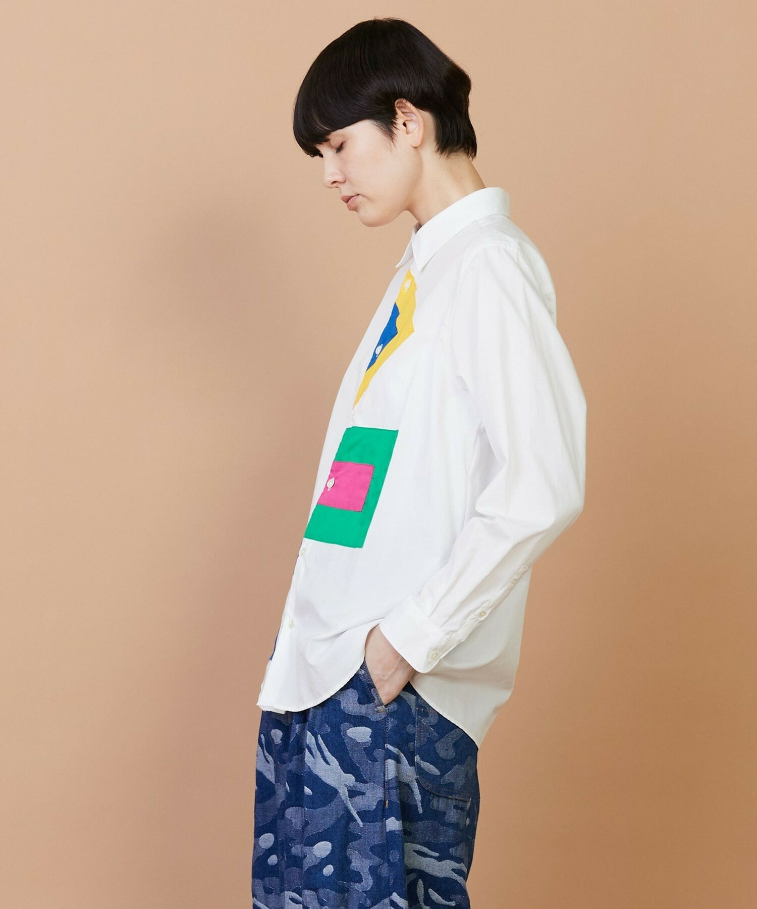 【FRAPBOIS】フラッグシャツ 詳細画像 ブラック 1