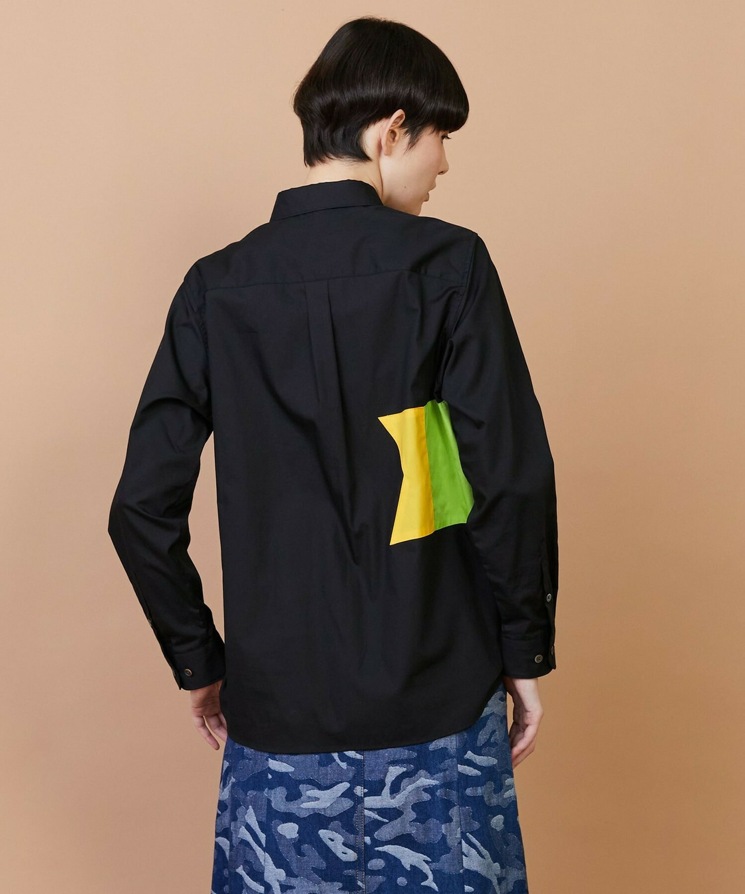 【FRAPBOIS】フラッグシャツ 詳細画像 ブラック 12