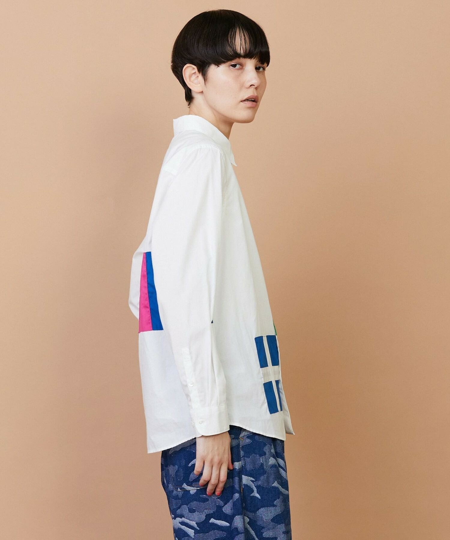 【FRAPBOIS】フラッグシャツ 詳細画像 ブラック 3