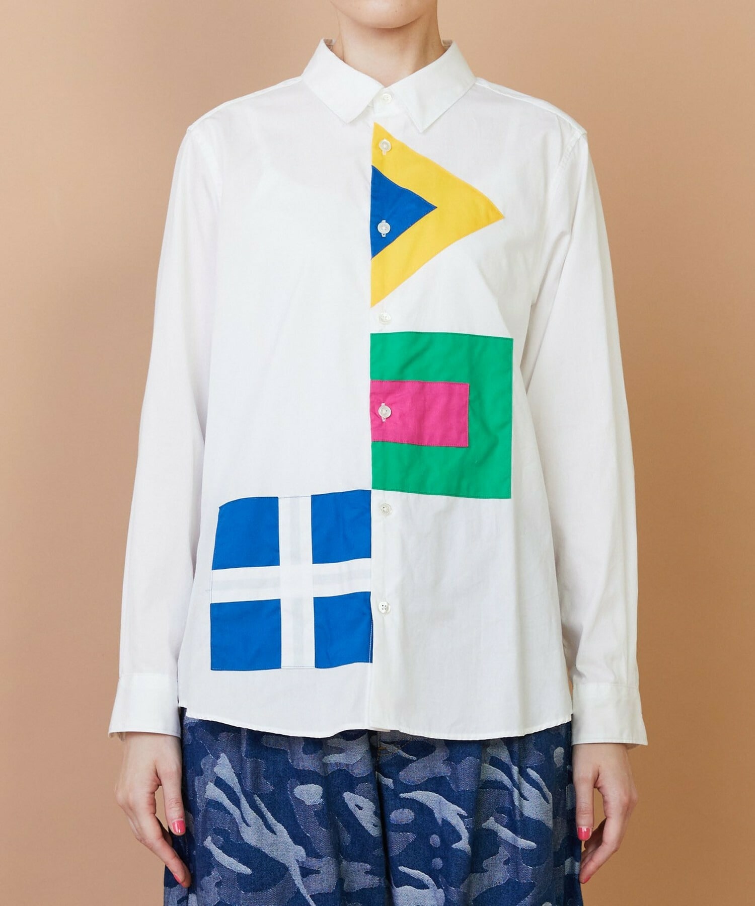 【FRAPBOIS】フラッグシャツ 詳細画像 ブラック 5