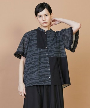 【FRAPBOIS】サンディーウェーブ ブラウス 詳細画像 ブラック 1