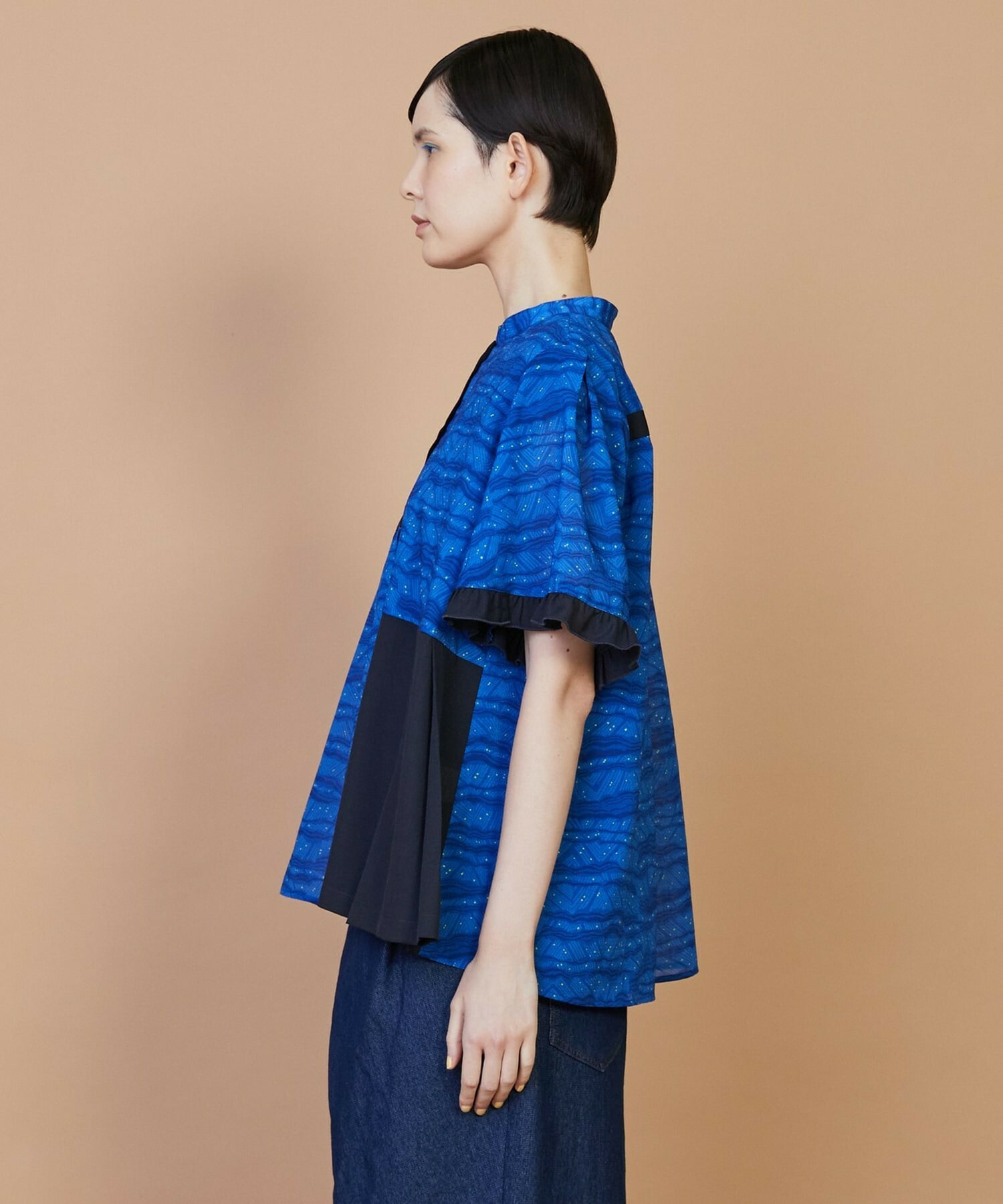 【FRAPBOIS】サンディーウェーブ ブラウス 詳細画像 ブラック 1