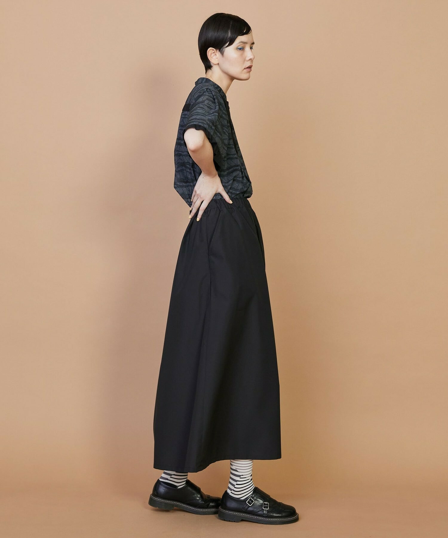 【FRAPBOIS】サンディーウェーブ ブラウス 詳細画像 ブラック 17