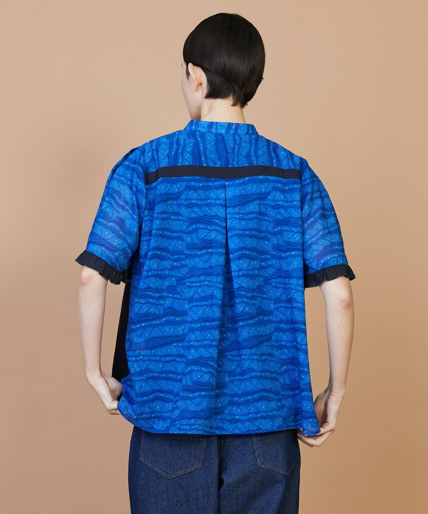 【FRAPBOIS】サンディーウェーブ ブラウス 詳細画像 ブラック 2