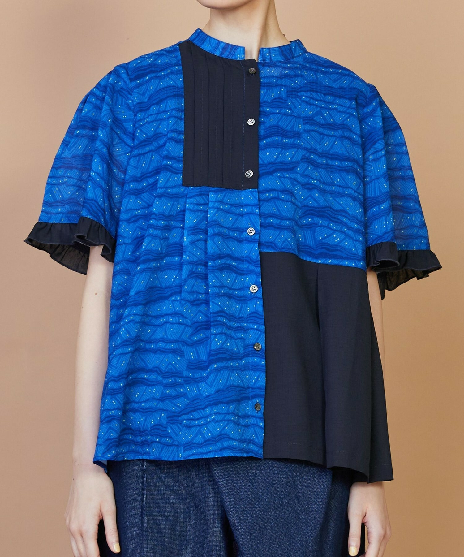 【FRAPBOIS】サンディーウェーブ ブラウス 詳細画像 ブラック 5