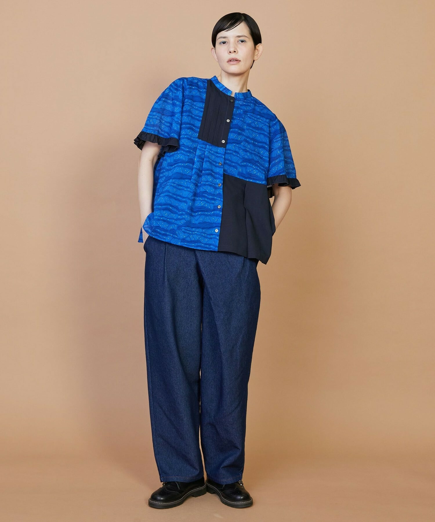 【FRAPBOIS】サンディーウェーブ ブラウス 詳細画像 ブラック 6