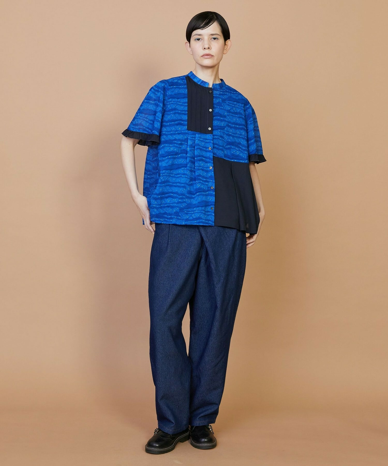 【FRAPBOIS】サンディーウェーブ ブラウス 詳細画像 ブラック 9