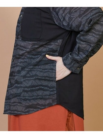 【FRAPBOIS】サンディーウェーブ シャツ 詳細画像 ネイビー 4